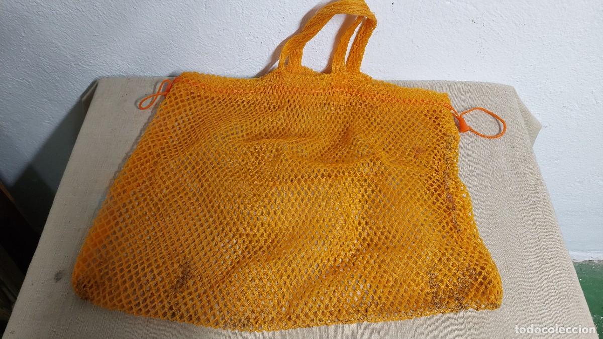 Vintage: Bolso vintage de la compra a ganchillo plastico - Foto 2