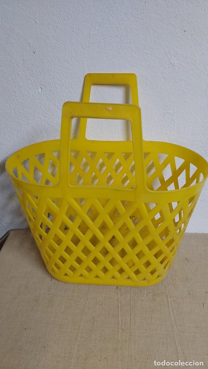 Vintage: Bolso vintage de la compra cesto - Foto 1