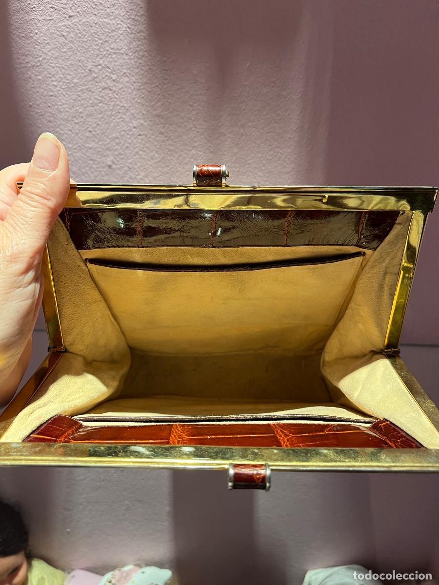 Vintage: Bolso de piel de cocodrilo - Foto 4
