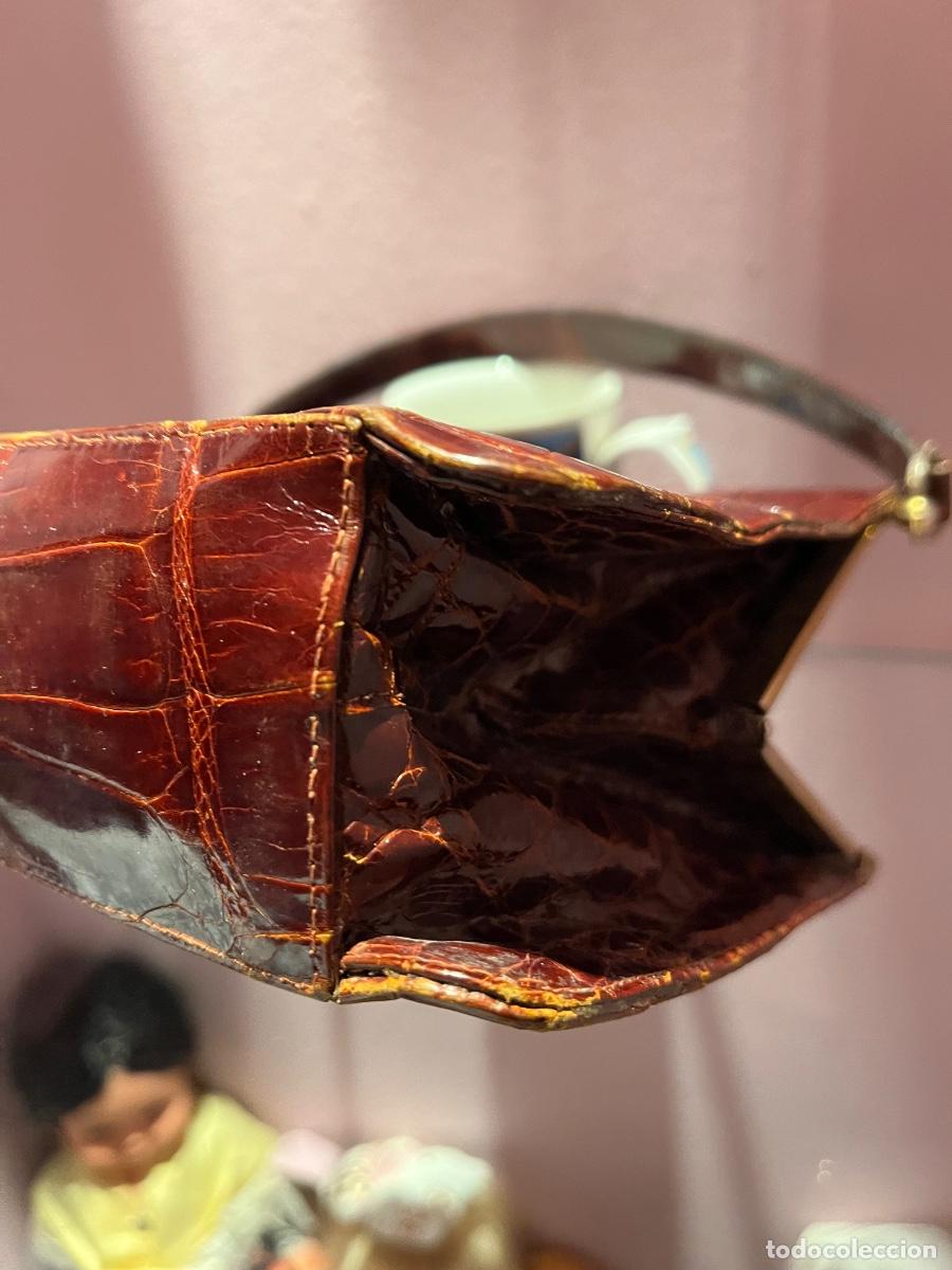 Vintage: Bolso de piel de cocodrilo - Foto 6
