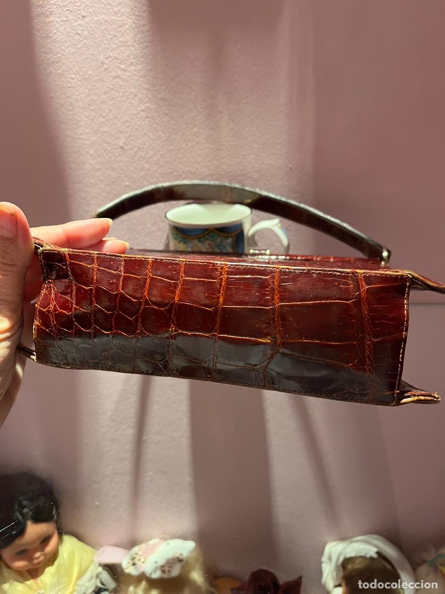 Vintage: Bolso de piel de cocodrilo - Foto 7