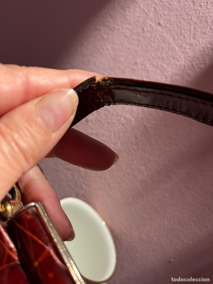 Vintage: Bolso de piel de cocodrilo - Foto 8
