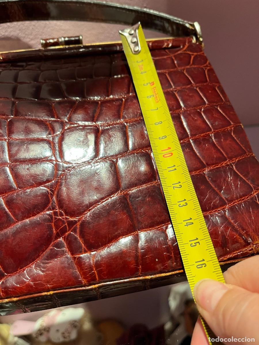 Vintage: Bolso de piel de cocodrilo - Foto 10