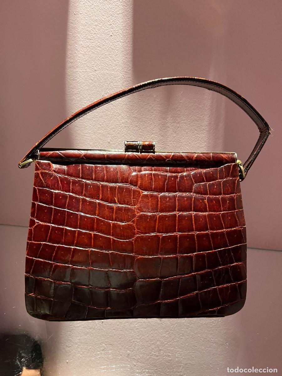 Vintage: Bolso de piel de cocodrilo - Foto 12