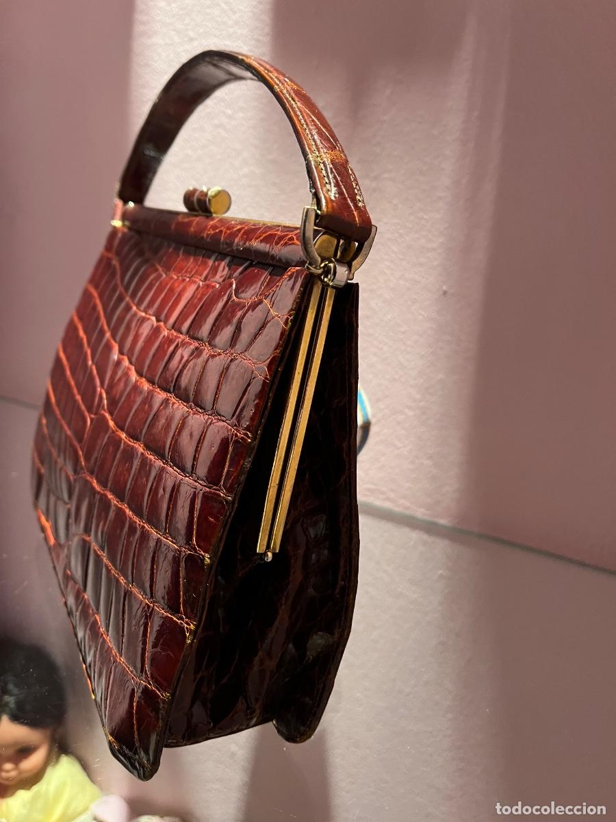 Vintage: Bolso de piel de cocodrilo - Foto 13