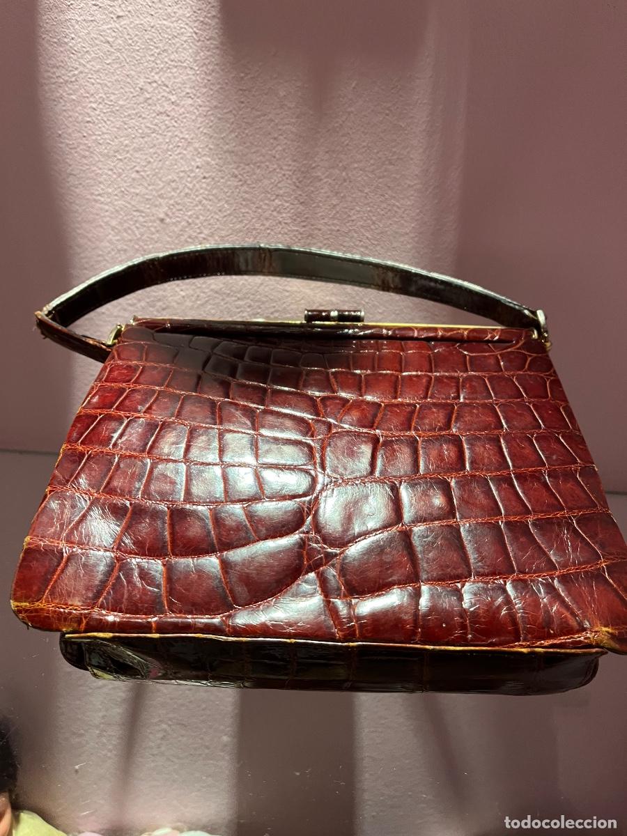 Vintage: Bolso de piel de cocodrilo - Foto 14
