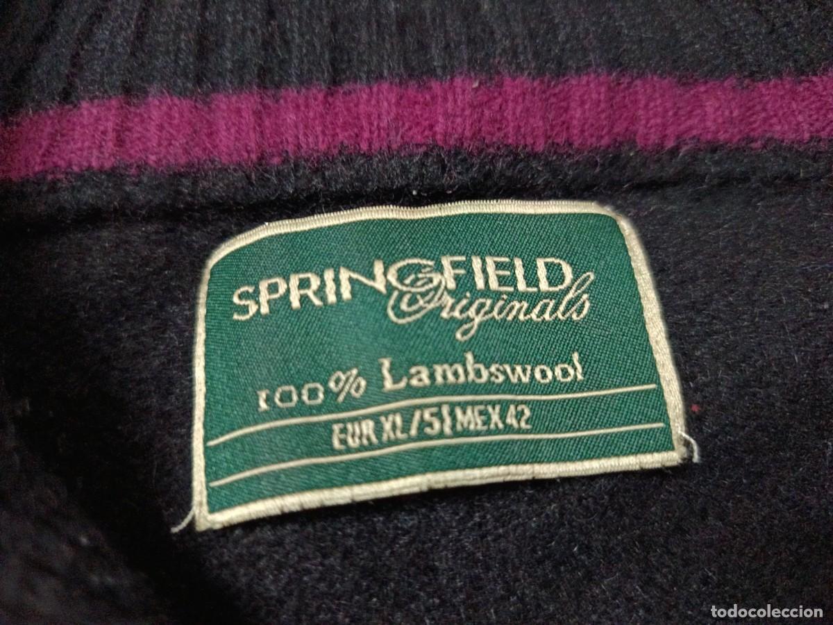 Vintage: JERSEY SPRINGFIELD 100% Lambwool TALLA XL - Foto 6