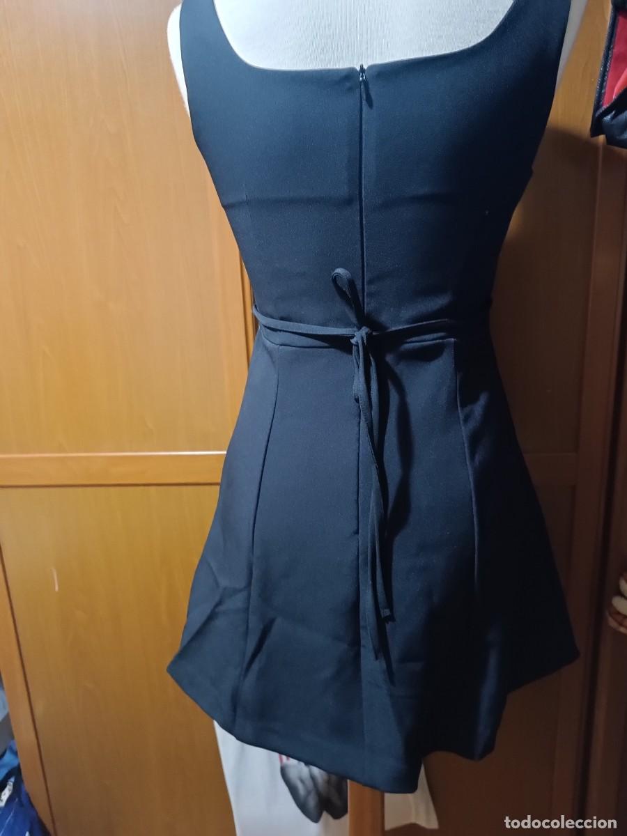 Vintage: Vestido corto negro de verano - Foto 3