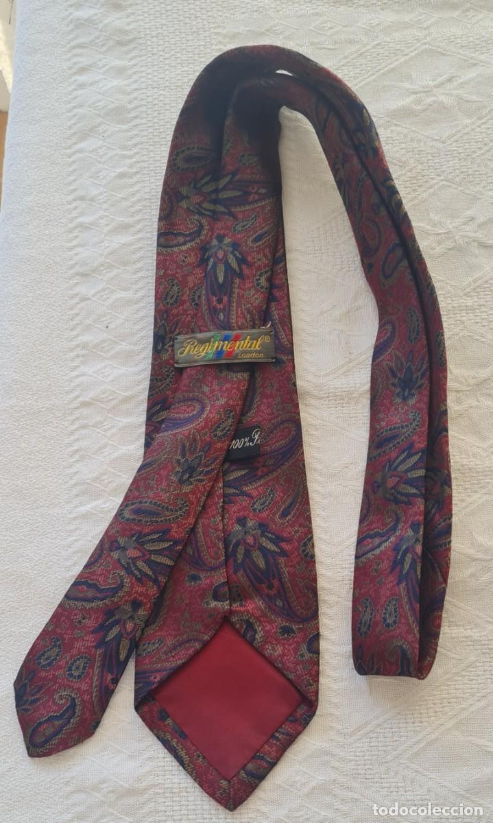 Vintage: CORBATA REGIMENTAL - LONDON - Foto 2