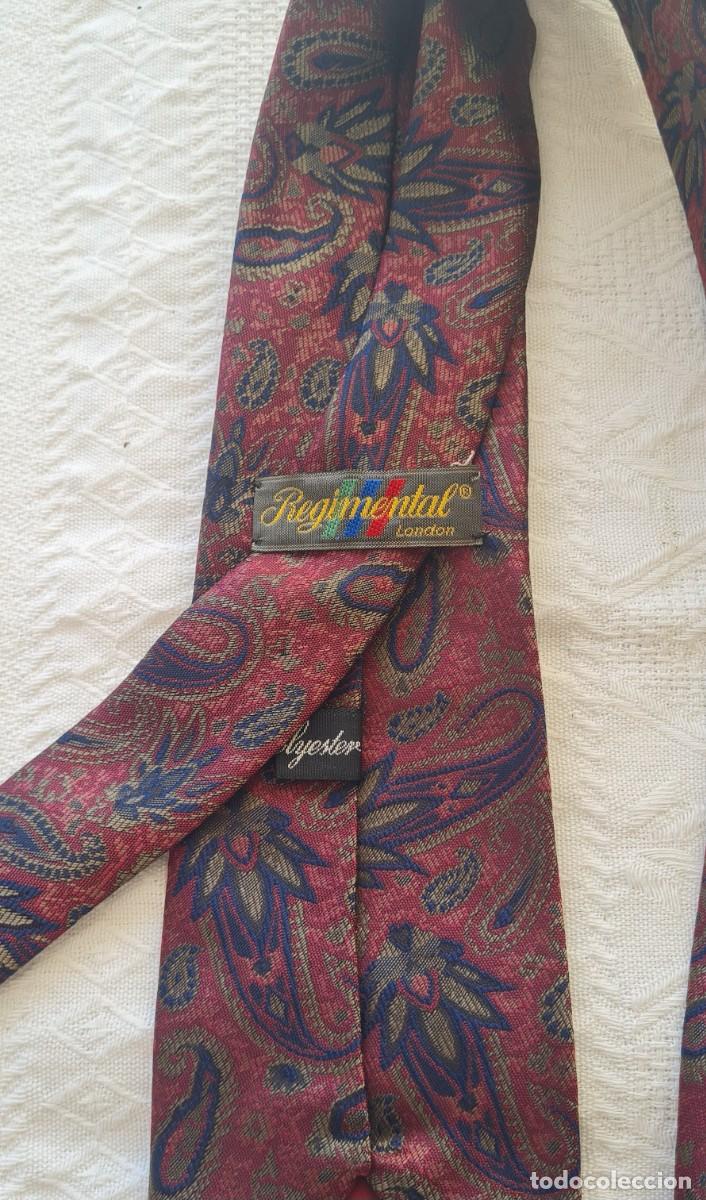 Vintage: CORBATA REGIMENTAL - LONDON - Foto 3
