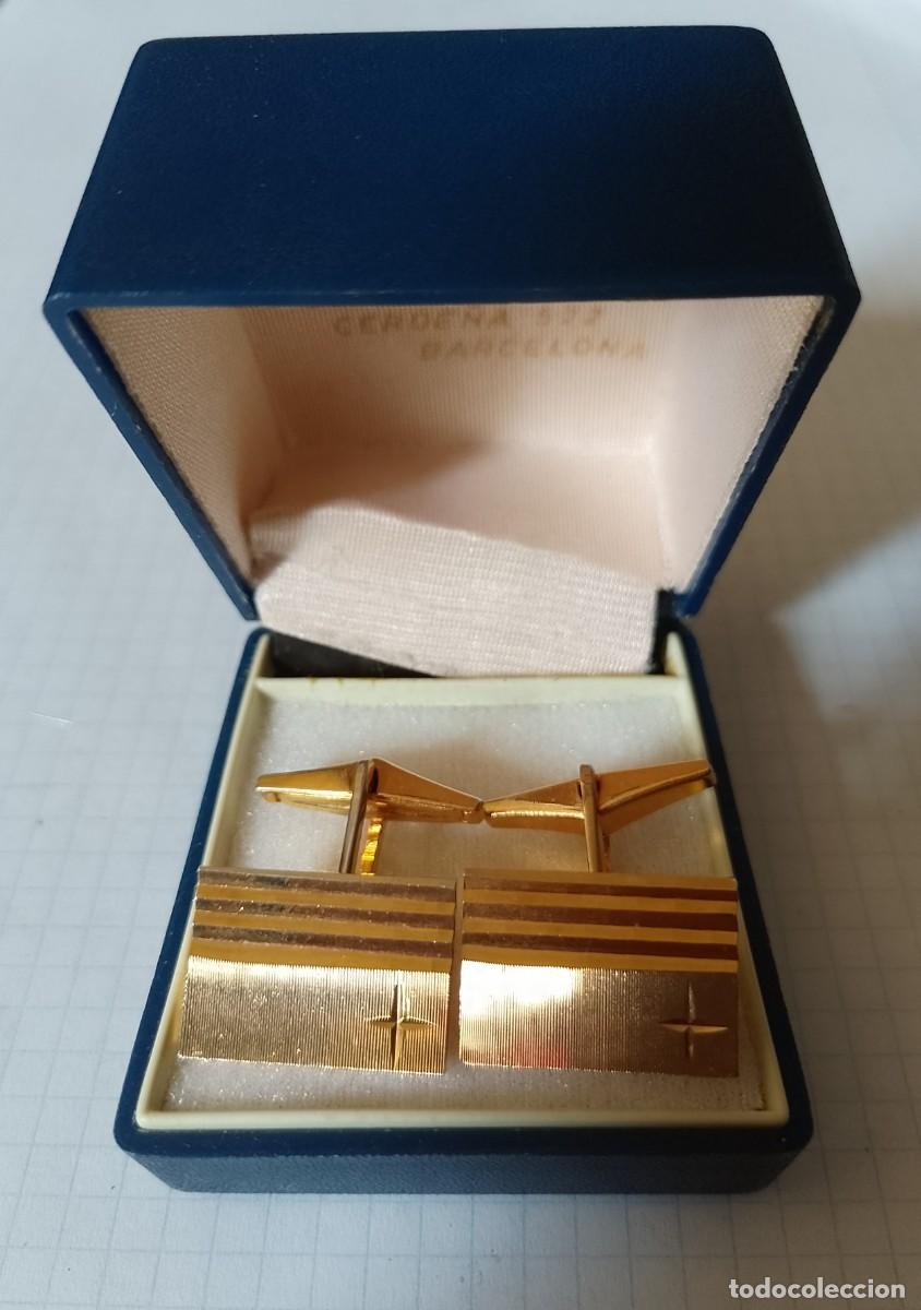 Vintage: Pareja de gemelos en caja - Foto 1