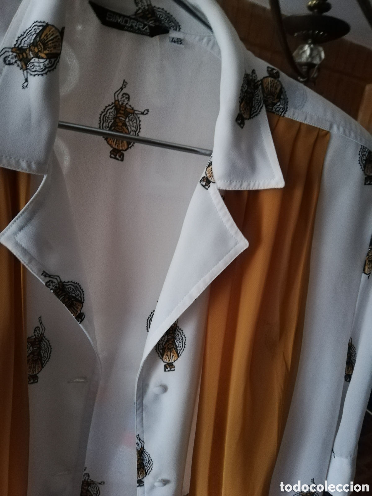 Vintage: BLUSA CON PA&Ntilde;UELO DE MUJER - SIMORRA - Foto 2