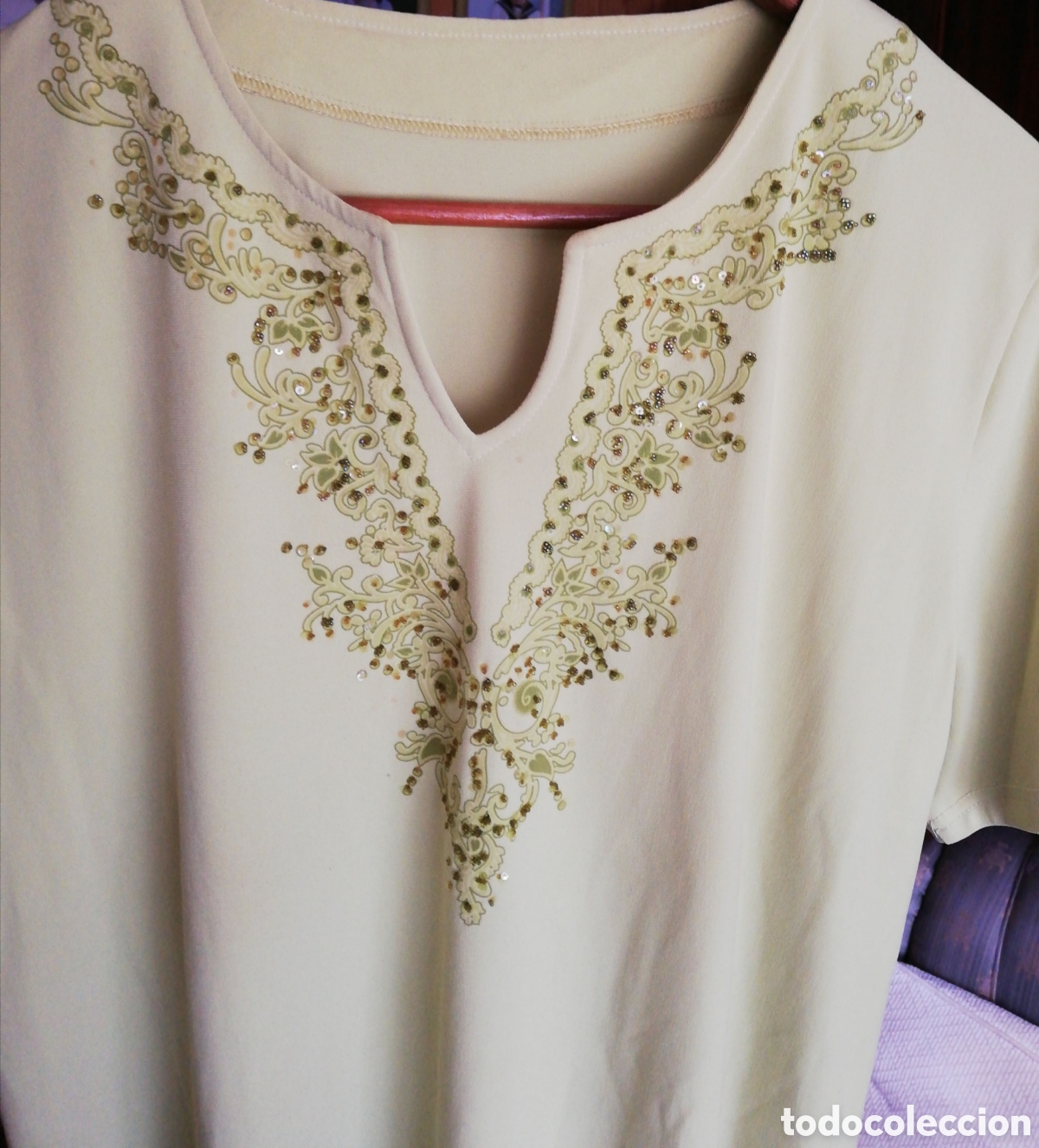 Vintage: JERSEY CON DIBUJO DE MUJER - Foto 2