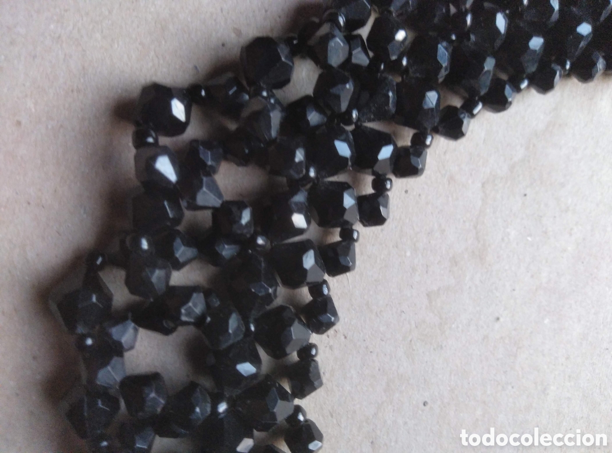 Vintage: Collar corto de negro brillante - Foto 3