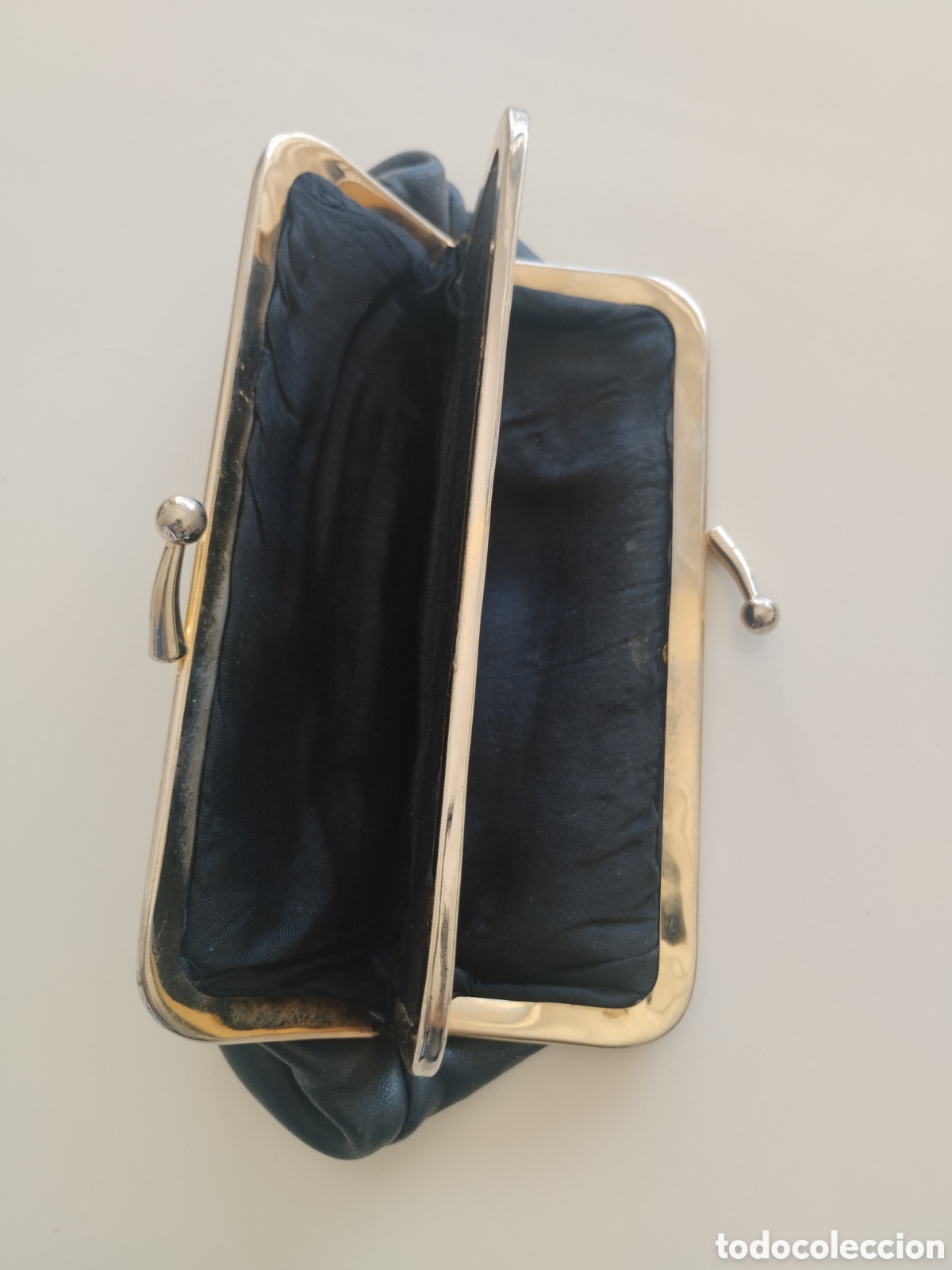 Vintage: Antiguo monedero en piel - Foto 2