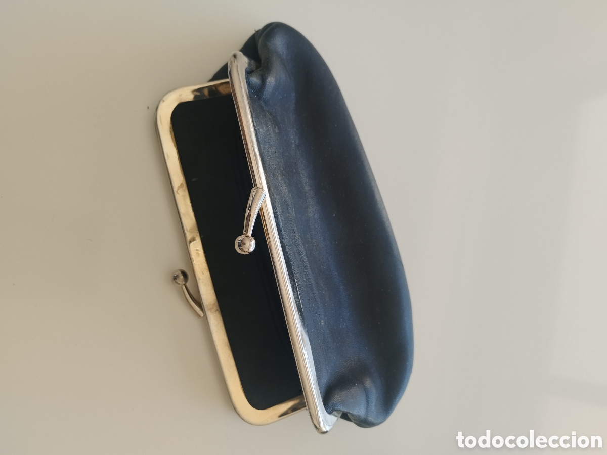 Vintage: Antiguo monedero en piel - Foto 3