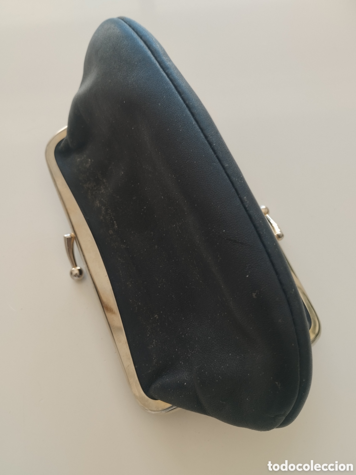 Vintage: Antiguo monedero en piel - Foto 4