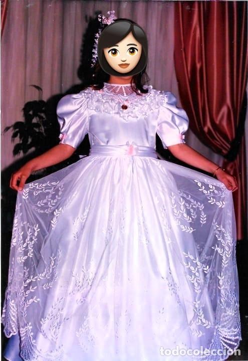 Vintage: vestido comunion ni&ntilde;a - Foto 1