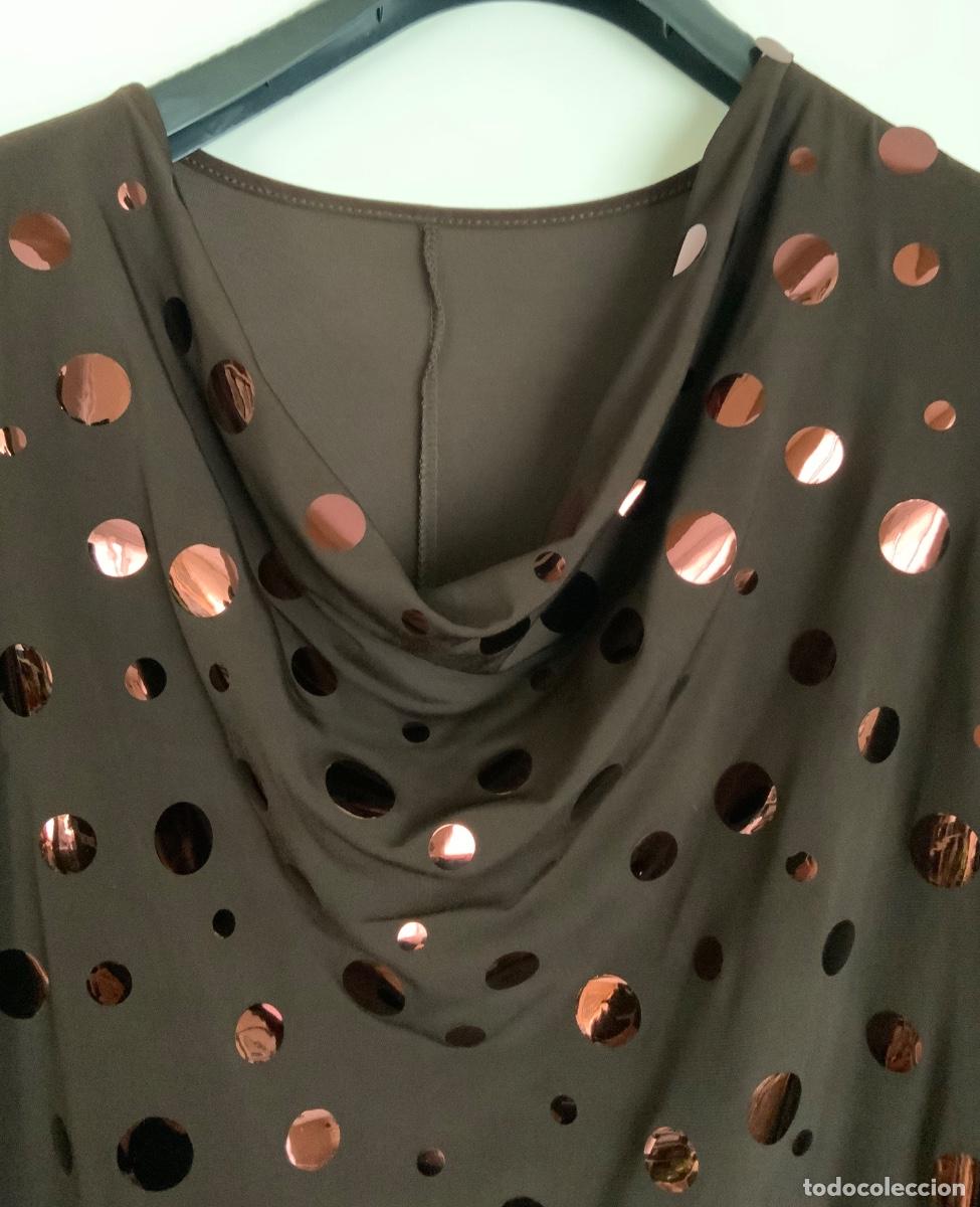 Vintage: VESTIDO MARRON TALLA L - Foto 2