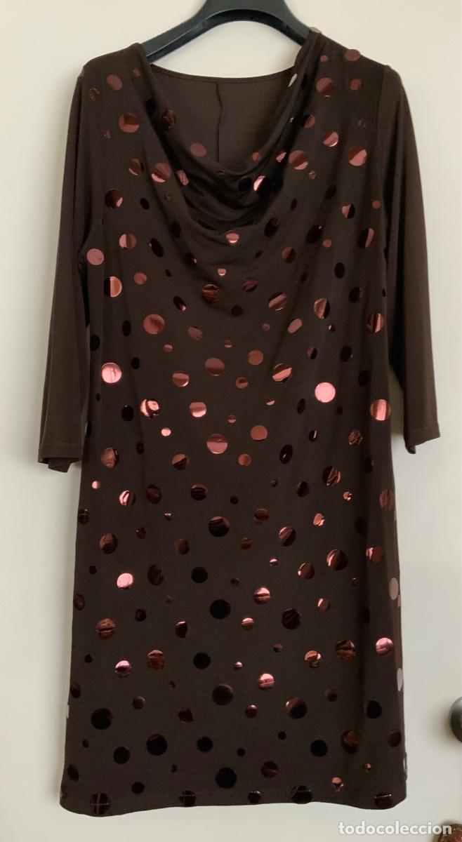 Vintage: VESTIDO MARRON TALLA L - Foto 3