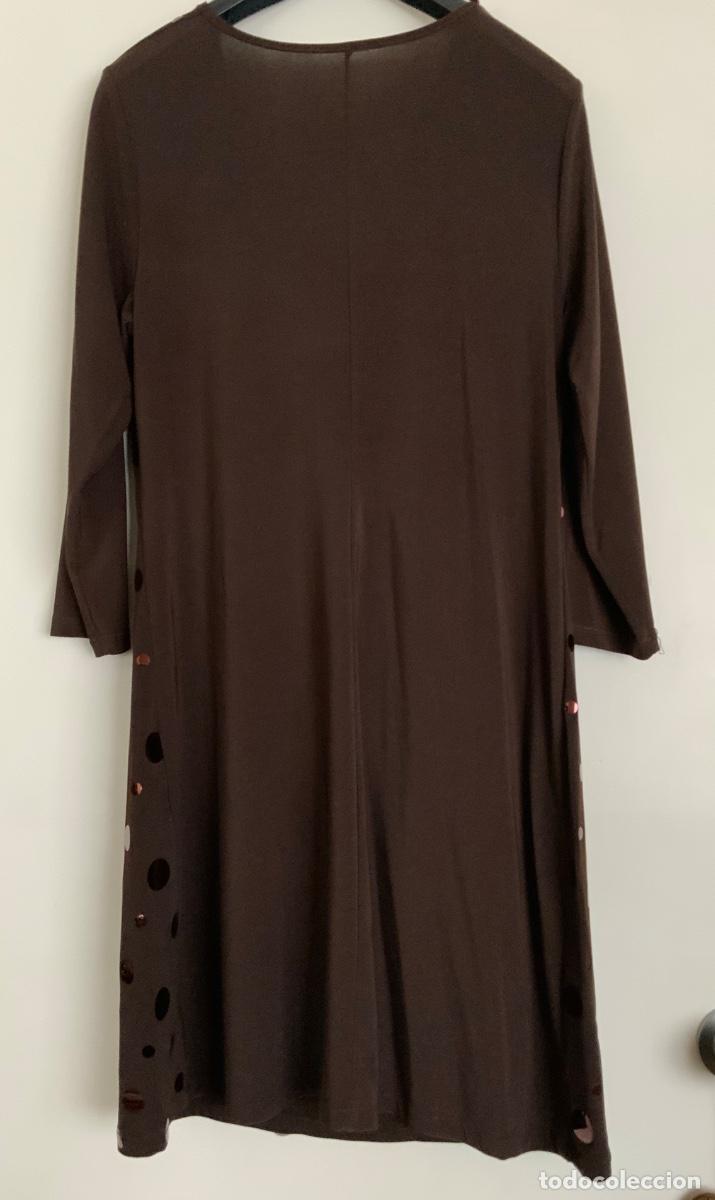 Vintage: VESTIDO MARRON TALLA L - Foto 4