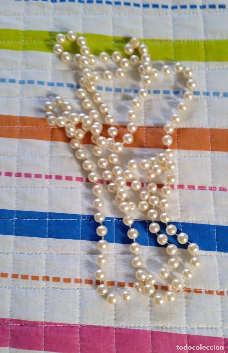 Vintage: COLLAR BISUTERIA DE PERLITAS - Foto 2