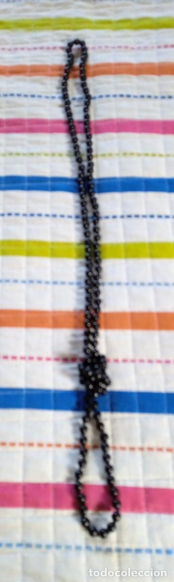 Vintage: COLLAR NEGRO DE BISUTERIA CON PERLITAS - Foto 3