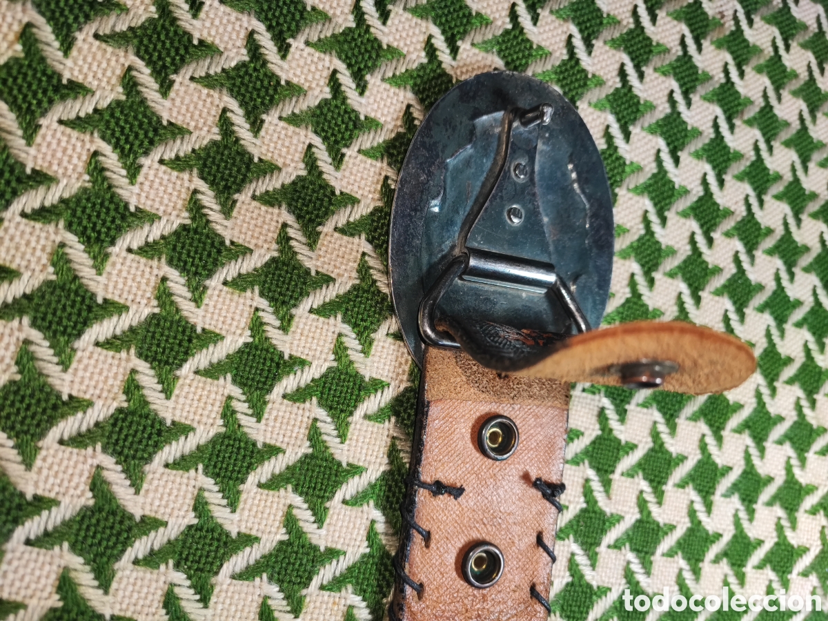 Vintage: CINTUR&Oacute;N EN CUERO &rdquo;EL CAMPERO&rdquo;. - Foto 7