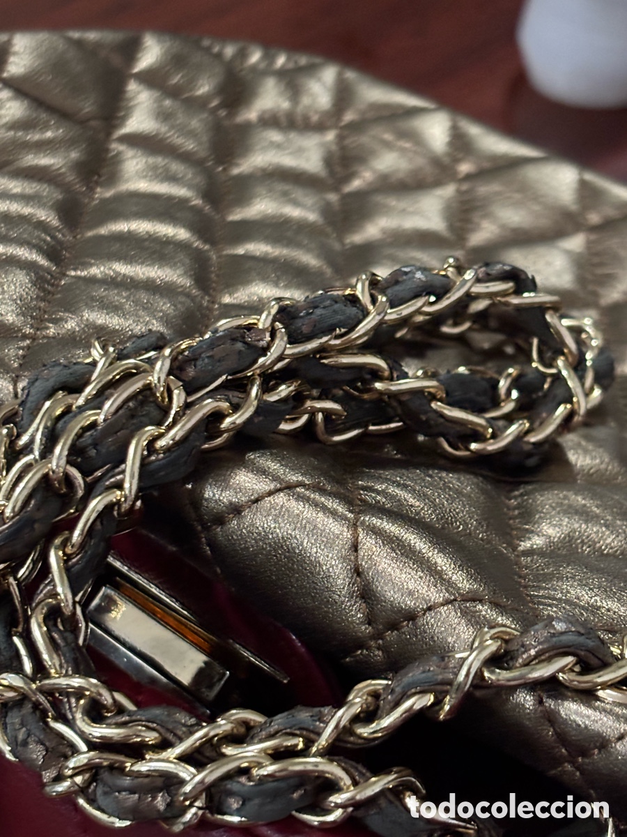 Vintage: Bolso dorado oscuro o bronce - Foto 6