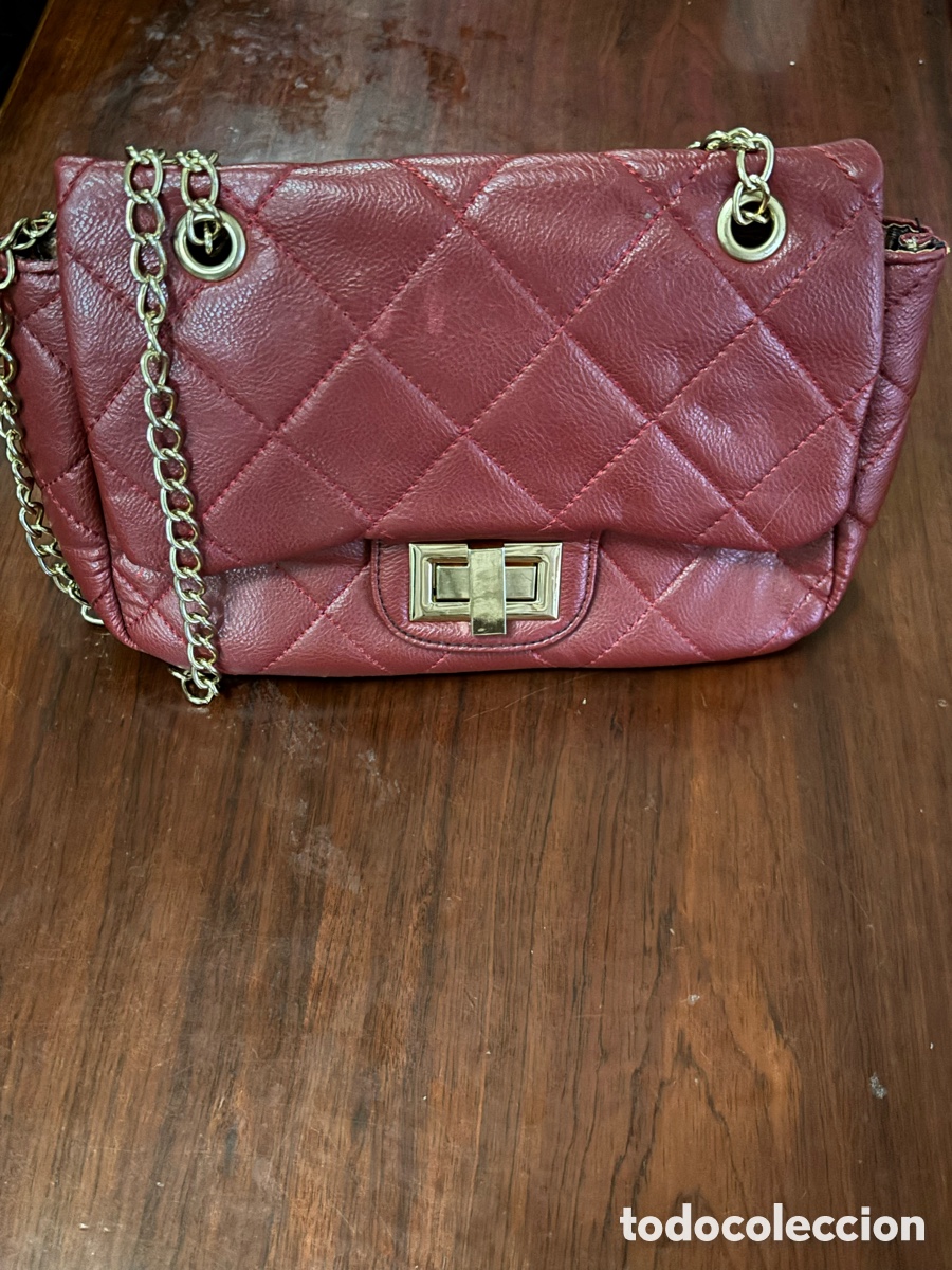 Vintage: Bolso granate teria yabar - Foto 1