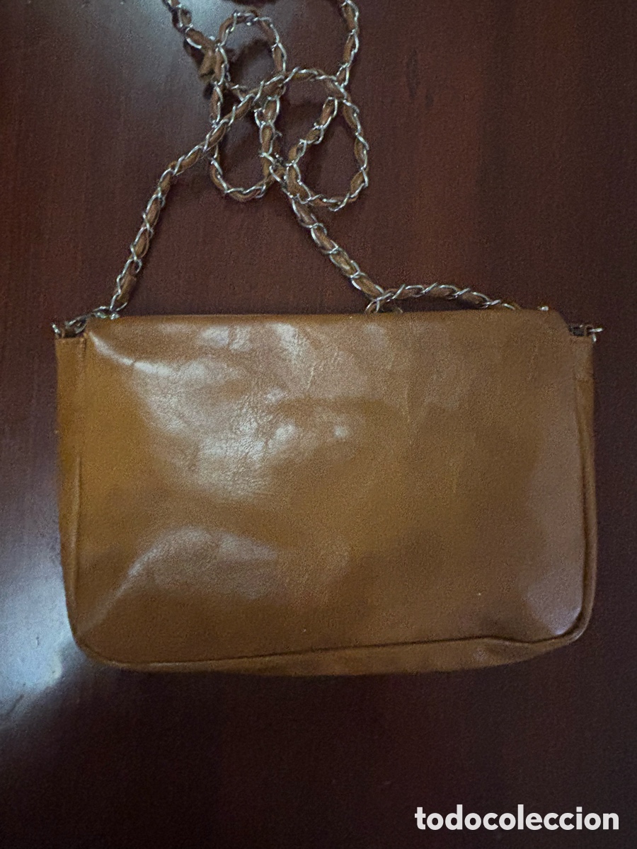 Vintage: Bolso marr&oacute;n teria yabar - Foto 3