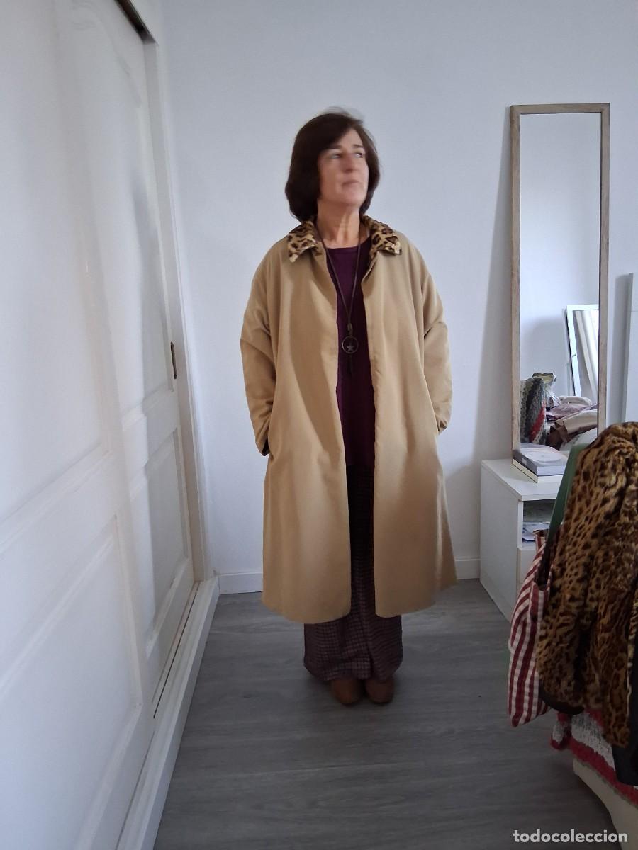 Vintage: Gabardina beige con forro - Foto 2