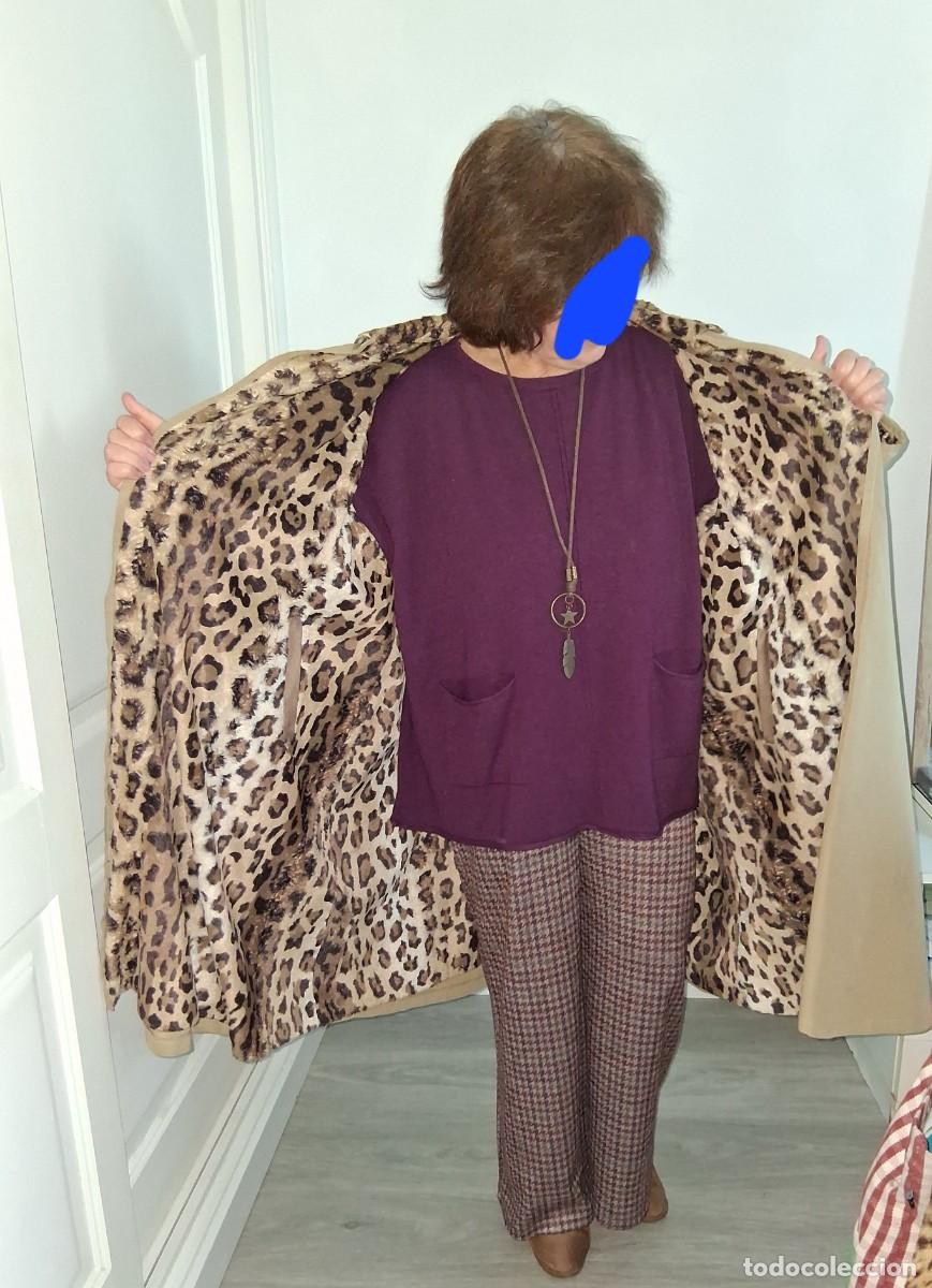 Vintage: Gabardina beige con forro - Foto 4