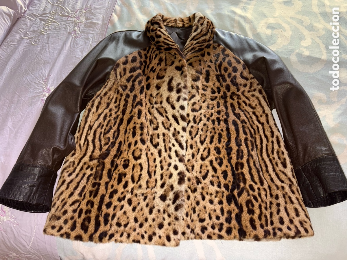 Vintage: Chaquet&oacute;n ocelote como nuevo. - Foto 2