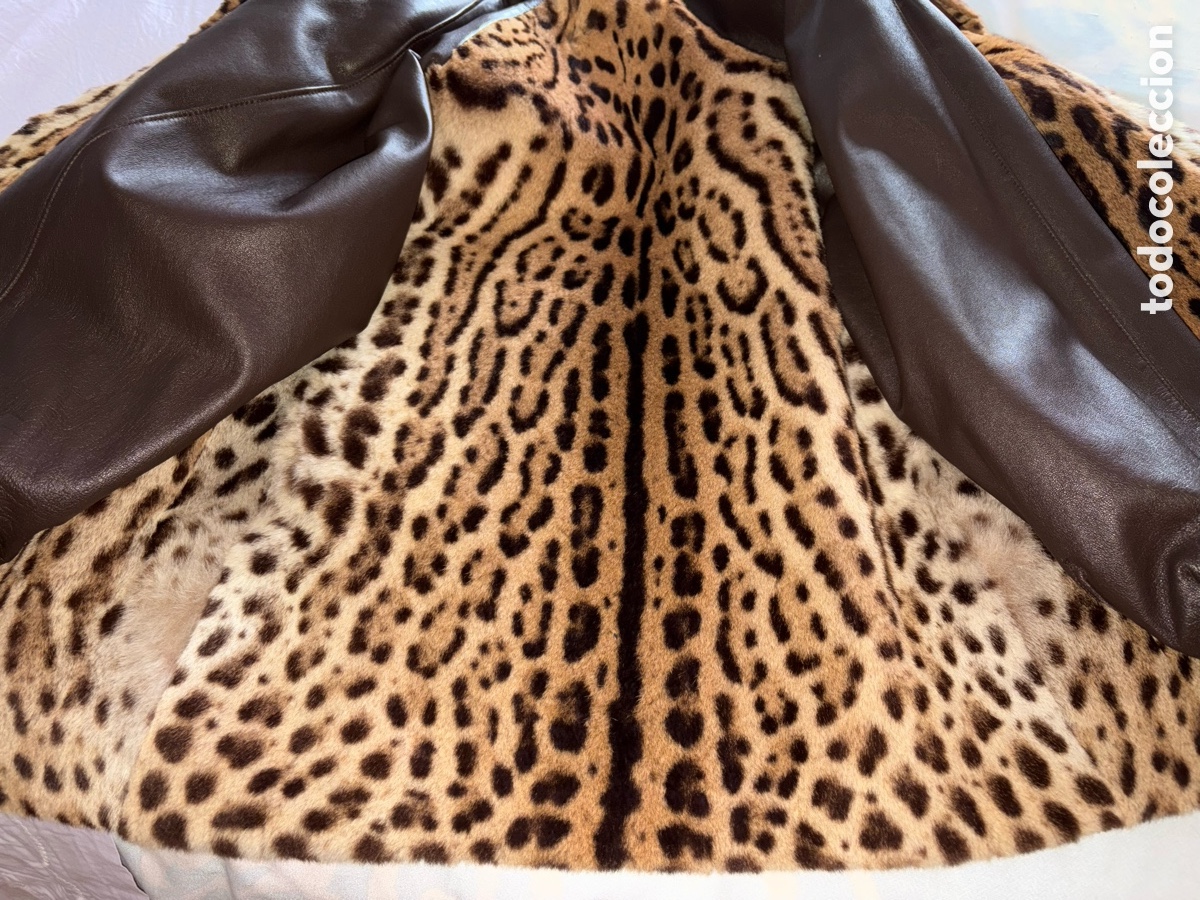 Vintage: Chaquet&oacute;n ocelote como nuevo. - Foto 4