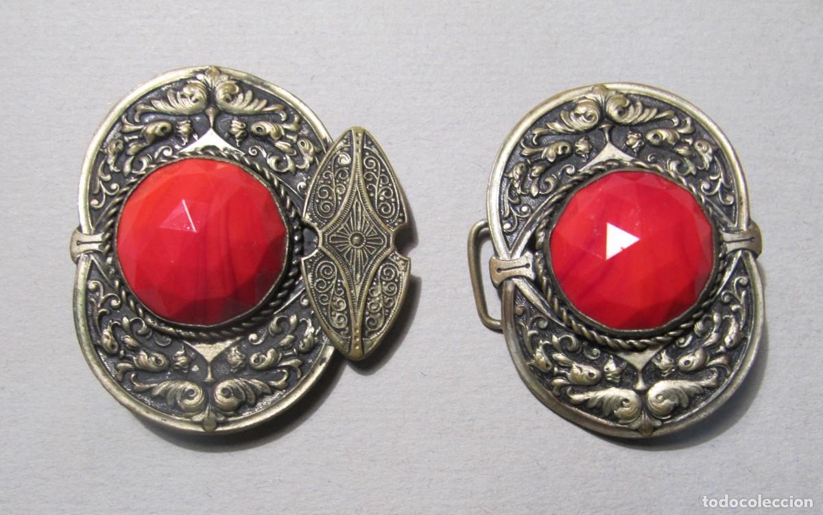 Vintage: broche hebilla de cintur&oacute;n vintage - Foto 2