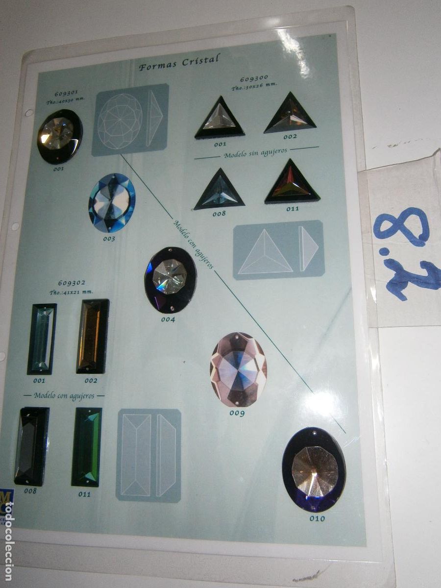 Vintage: MUESTRARIO - CRISTALES - Foto 1