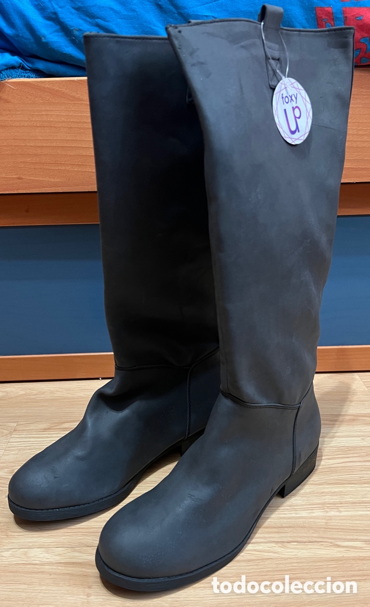 Vintage: Botas altas grises T/41 nuevas - Foto 1