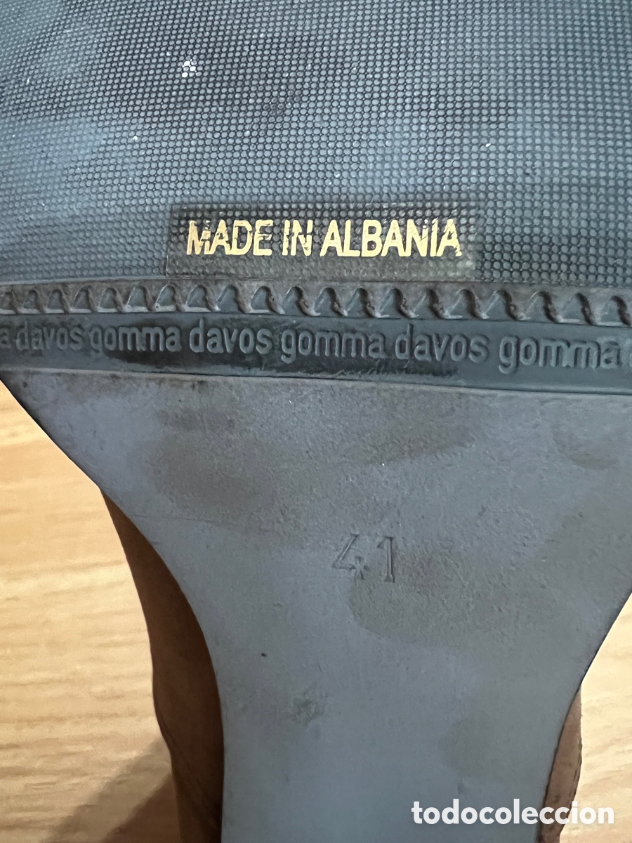 Vintage: Bot&iacute;n con hebilla T/41 nuevo - Foto 5