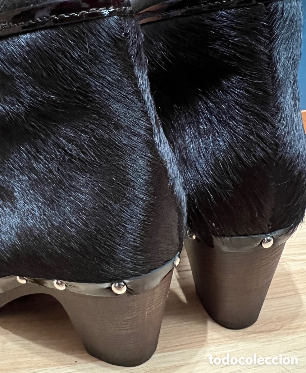 Vintage: Botines pelo potro marrones T/41 nuevos - Foto 5