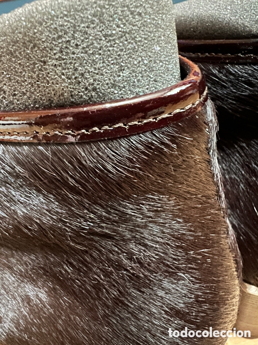 Vintage: Botines pelo potro marrones T/41 nuevos - Foto 6