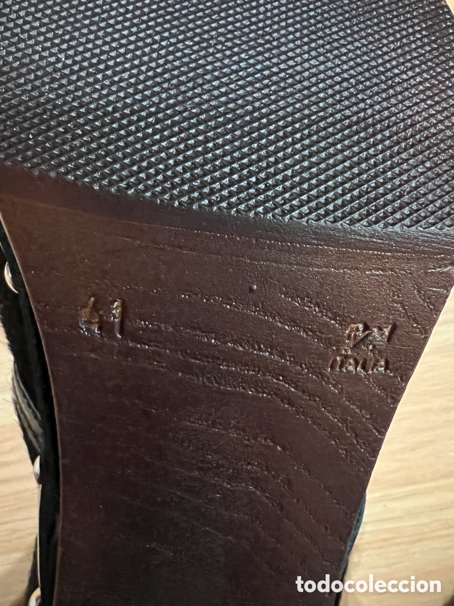Vintage: Botines pelo potro marrones T/41 nuevos - Foto 8