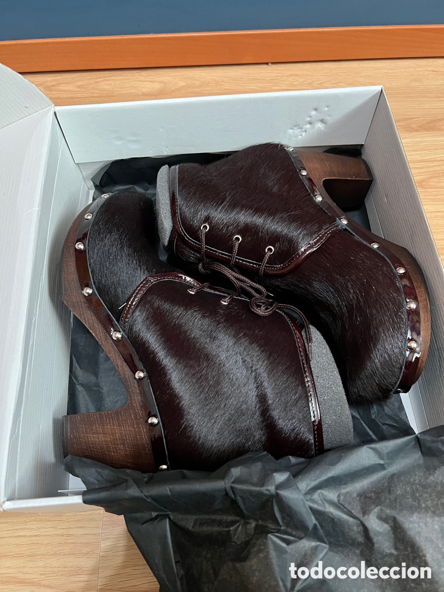 Vintage: Botines pelo potro marrones T/41 nuevos - Foto 10