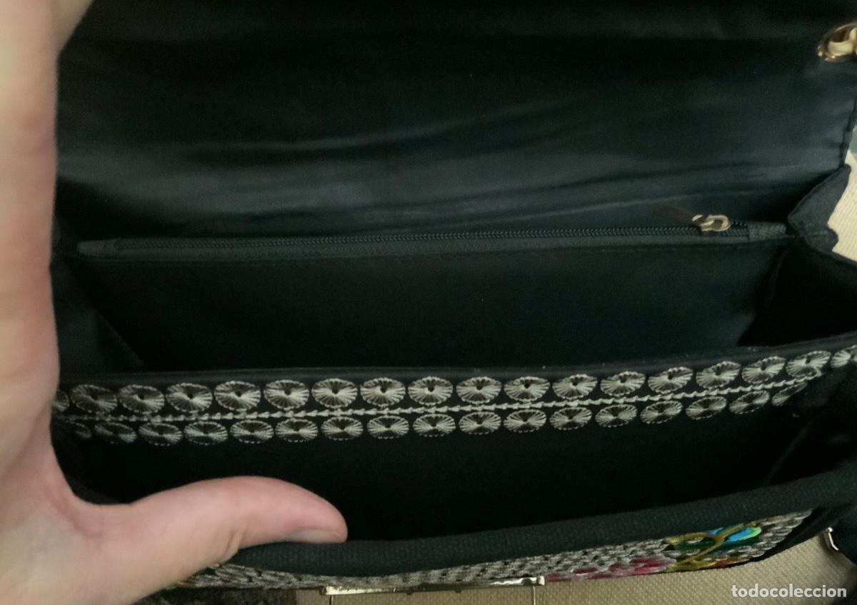 Vintage: BOLSO BORDADO FLORES - Foto 14