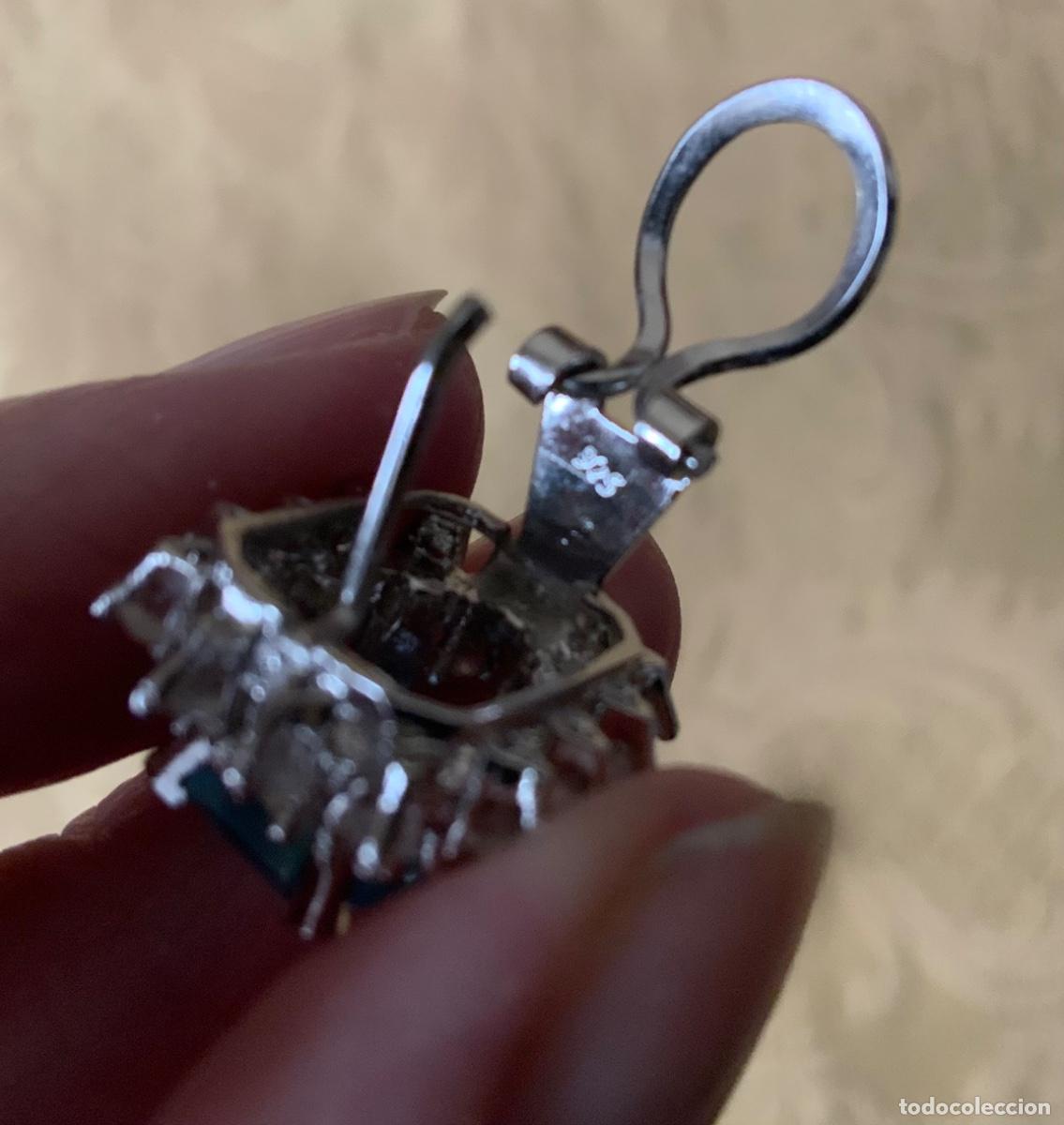 Vintage: PENDIENTES VINTAGE PLATA 925 CIERRE OMEGA - Foto 12