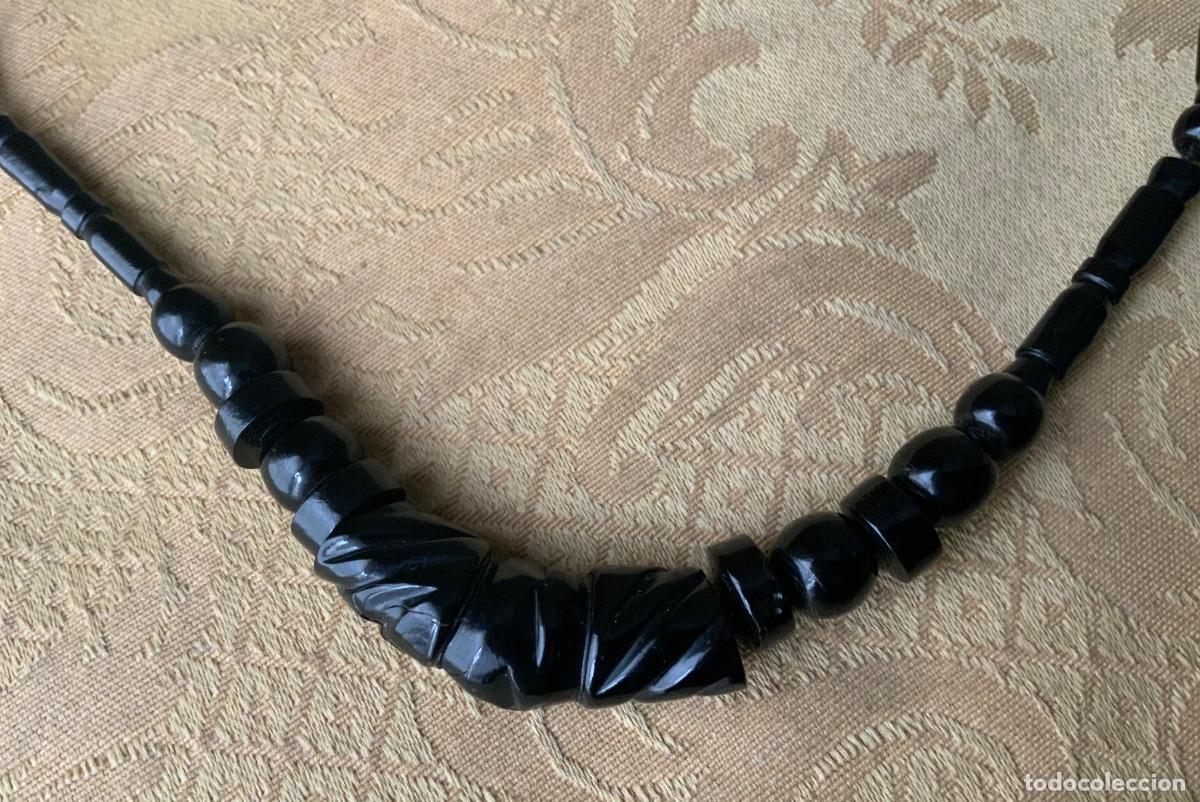 Vintage: ANTIGUO COLLAR CORAL NEGRO - Foto 2