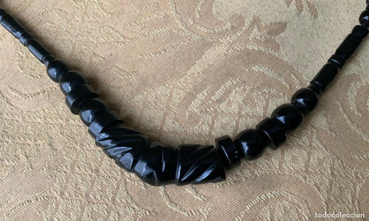Vintage: ANTIGUO COLLAR CORAL NEGRO - Foto 5