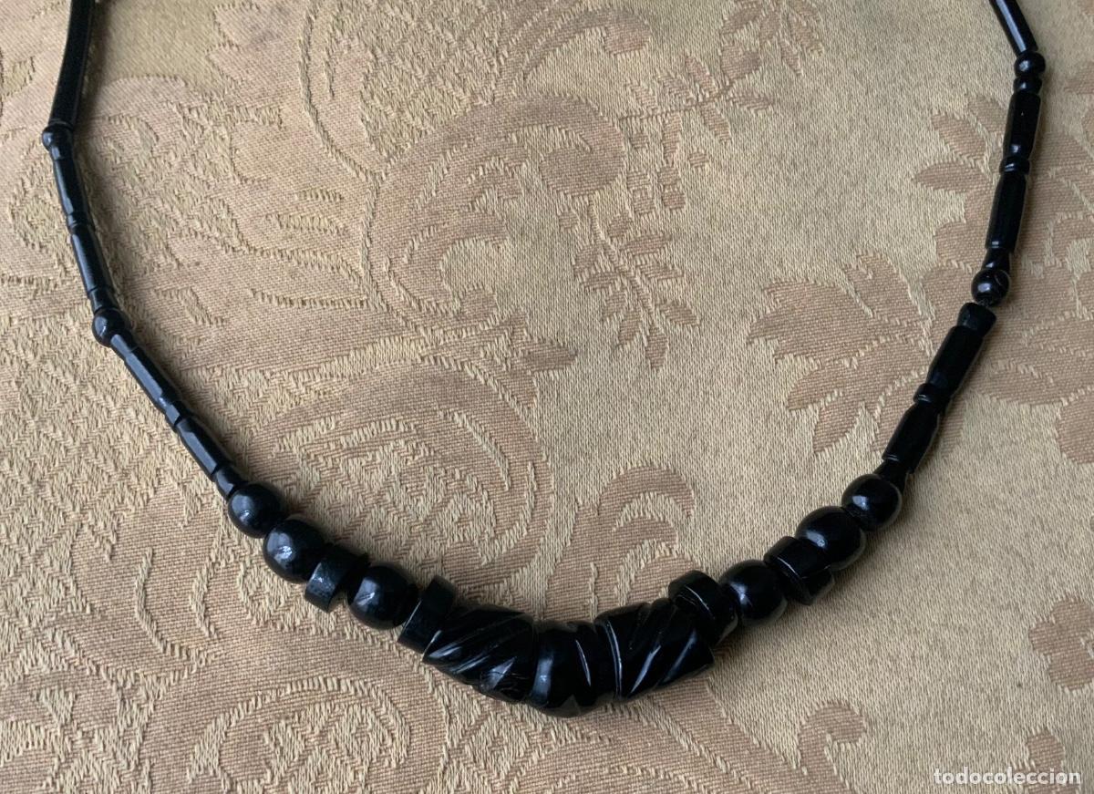 Vintage: ANTIGUO COLLAR CORAL NEGRO - Foto 8