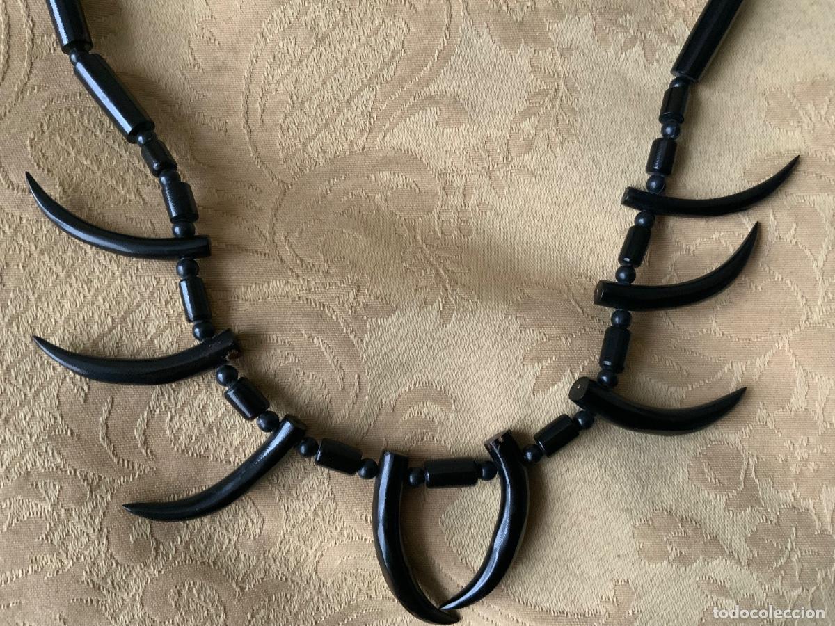 Vintage: ANTIGUO COLLAR CORAL NEGRO - Foto 1