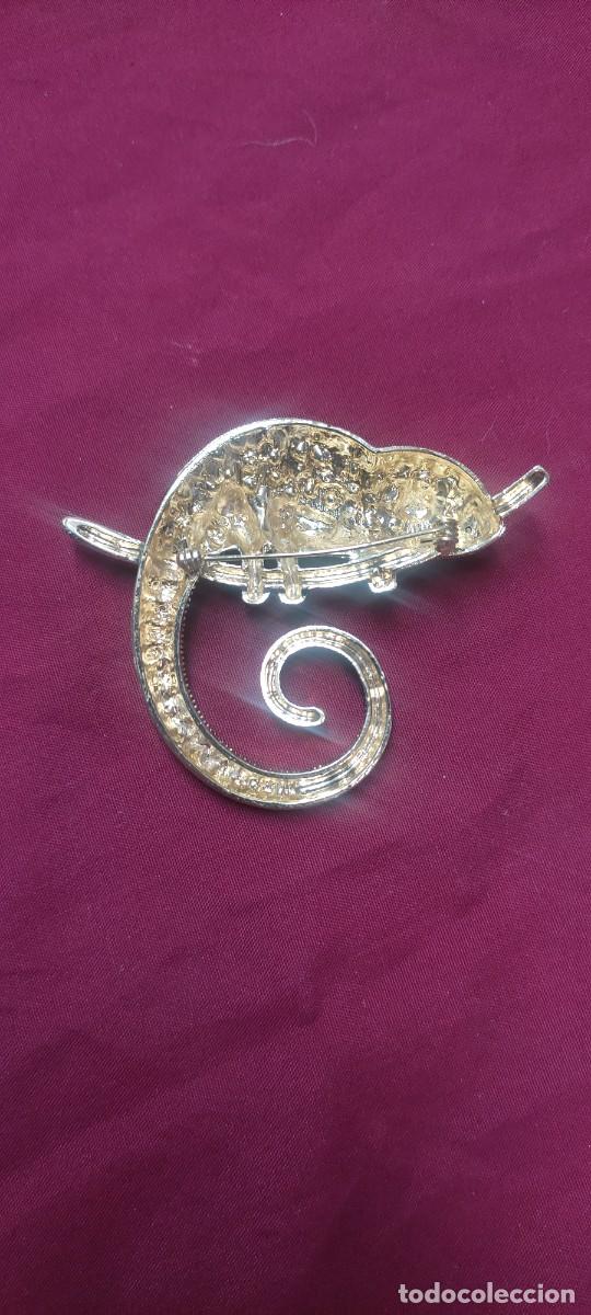 Vintage: BROCHE CAMALEON EN PEDRERIA - Foto 7